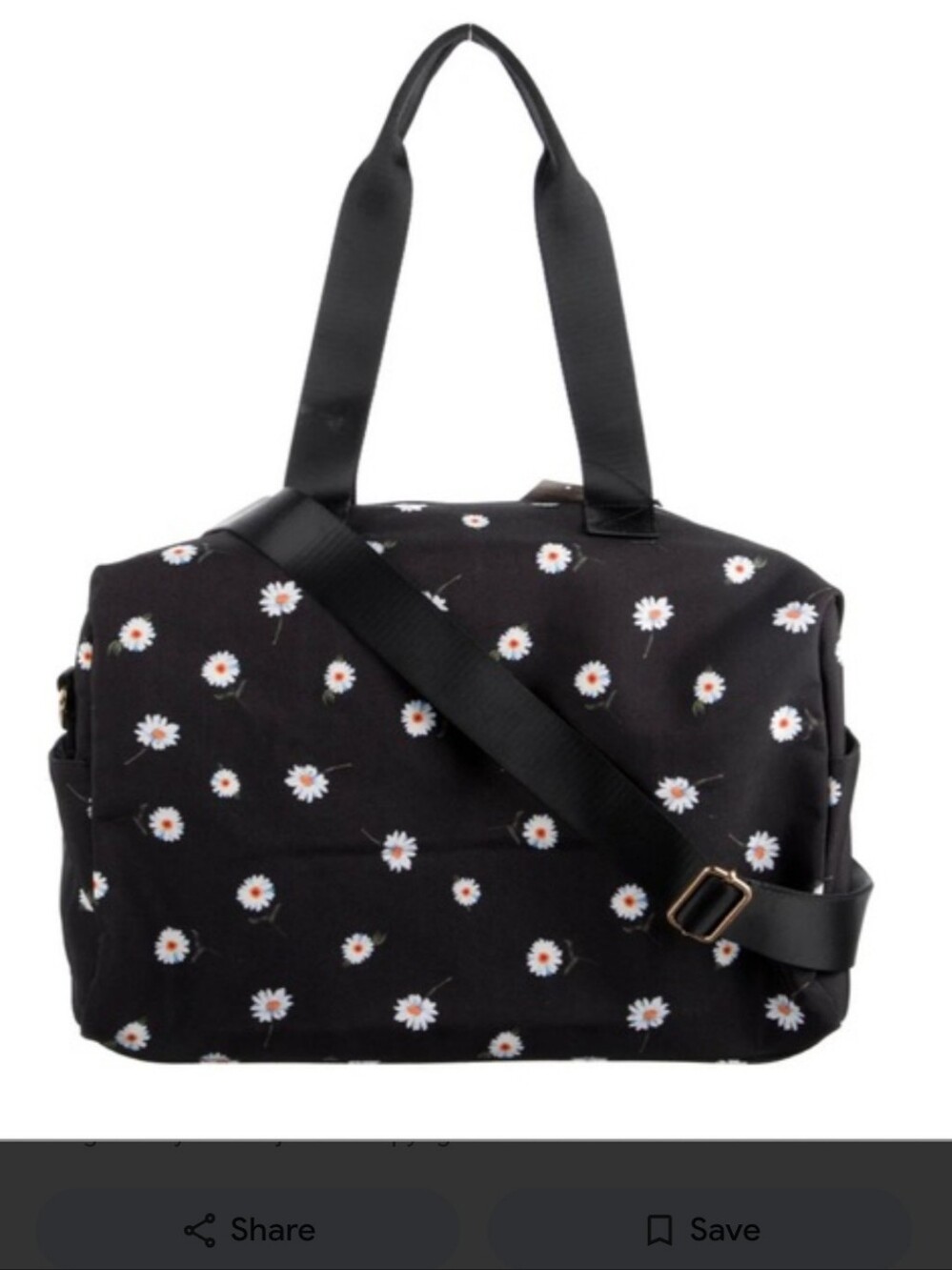 Alice + Olivia NWT daisy  duffle bag